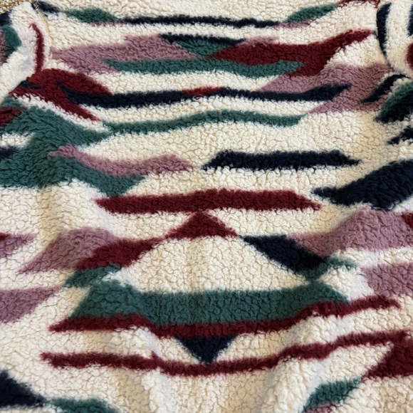 Prana || Polar Escape Reversible Hi Pile Fleece Bomber Jacket Size L - Picture 9 of 10